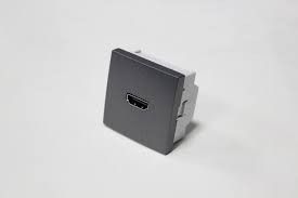 EFAPEL HDMI SOCKET W/SCREW CONNECT - 2 MOD GRAY