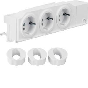 Hager VZ00AS socket 90 degrees 3-way rotatable