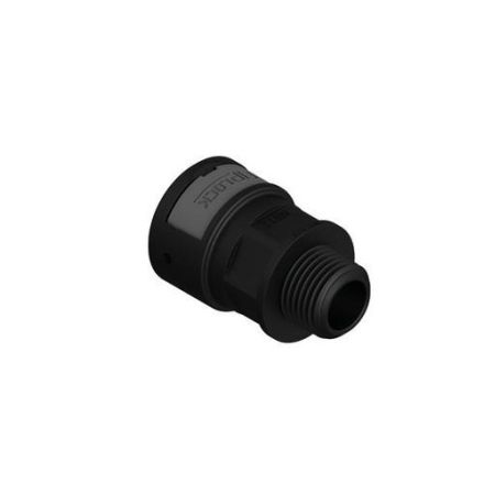 Fränkische Rohrwerke 4890305500 ASPA-10N01PB black plastic NPT connection fitting