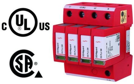 Dehn & Söhne 908343 Surge arrester DEHNguard DG MU 3PH 240 4W+G