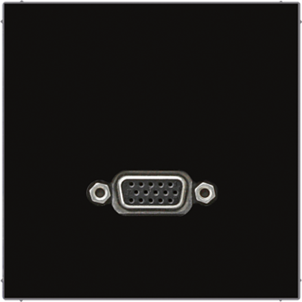 Jung MALS1102SW Multimedia connection system VGA, LS series, black