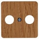Kopp 358630180 MILANO for TV/RF oak antenna cover