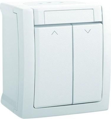 HHG 90591116-DE FR-surface-mounted white blind button
