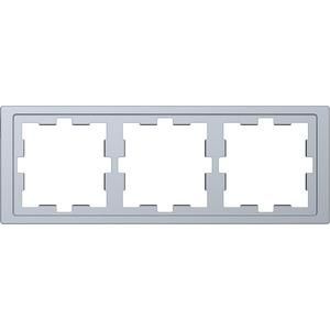 MERTEN MEG4030-6536 frame D-Life 3-way stainless steel