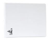 EFAPEL ROCKER F/SWITCHES W/MAID SYMBOL WHITE