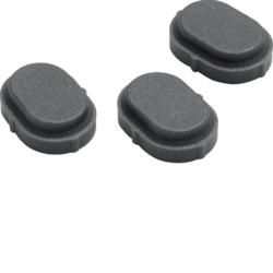 Berker 18033500 Cover plug for screw holes grey, matt Berker W.1