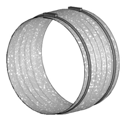 Helios 1681 fastening sleeve FM 100