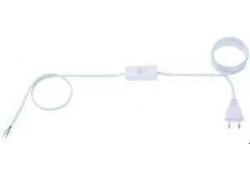 Bachmann 202.185 supply cable H03VVH2-F 2x0.75 3m black