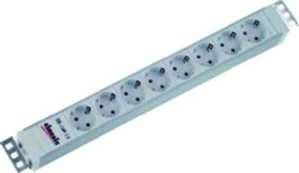 Bachmann 333.600 power strip 19Z PVC 7-way SCHUKO with switch
