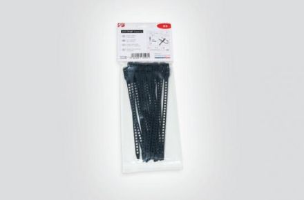 HellermannTyton 115-07190 SOFTFIX-XS-TPU-BK-XW Softfix XS 180x7 cable ties