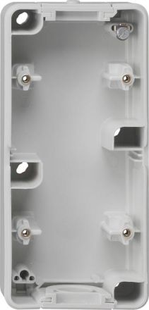 Gira 093830 Housing lower part 2-way vertical WG surface-mounted grey