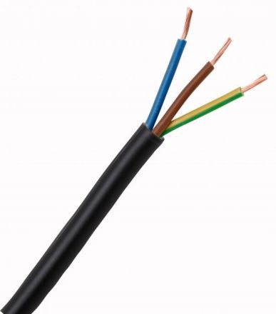 Kopp 152410841 PVC hose line 3G1mm, black, 10m