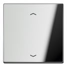JUNG GCR101P KNX rocker switch with arrow symbol F10 LS series | 1-way | glossy chrome