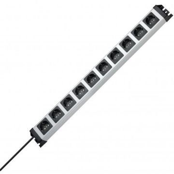Kopp 227120011 POWERversal 10-way 250V 16A 3600W IP20 power strip