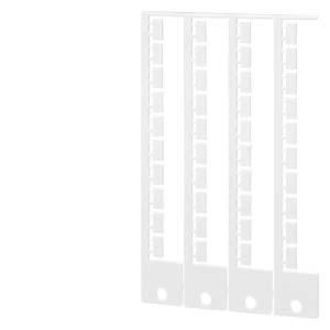 Siemens 6ES7194-2BA00-0AA0 identification plate 10x5mm RAL9016