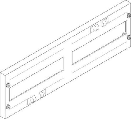 ABN 500x150mm 2FB/1RE open 150/125mm cover plate (FAO21N)