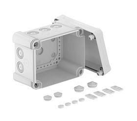 OBO Bettermann X10 LGR 190x150x125mm light grey cable junction box, 2005016