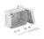 OBO Bettermann X10 LGR 190x150x125mm light grey cable junction box, 2005016