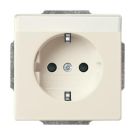 Busch-Jaeger 20 EUN-82 SCHUKO® socket insert, with labelling field ivory white