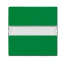 Busch-Jaeger 2510 NLI-13-914 rocker switch, with label field green RAL 6032
