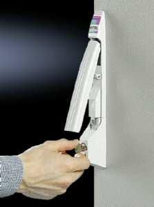 RITTAL 8611290 Comfort handle for padlock RAL7035