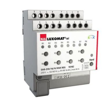 BEG 93182 Switch actuator SA8-230/10/H/KNXs-K REG KNX