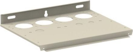 ABB Stotz-Kontakt OEZXPE34R, cable entry for sheet steel housing, size 400x330mm with 4 ring flange openings, 1SCA022766R7590