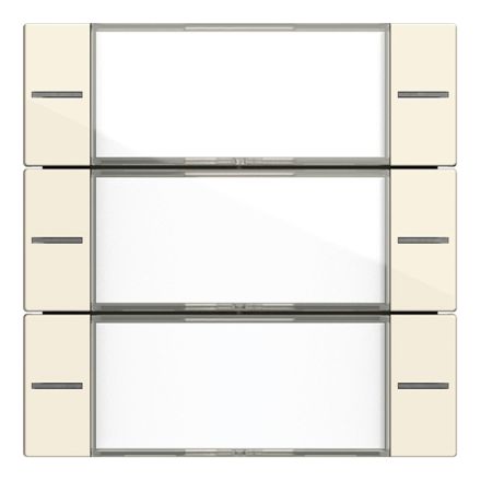 GIRA 577301 described rocker set for push button sensor 4 System 55 | 3-way | cream white glossy