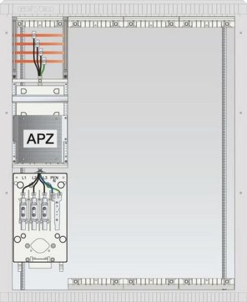 ABN SAS APZ 4p 3x LP 250x1200 meter connection cabinet ( SZ132AL0402 )