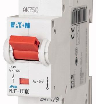 Eaton PLHT-C100 circuit breaker, 100A, 1p, C-Char , 247988