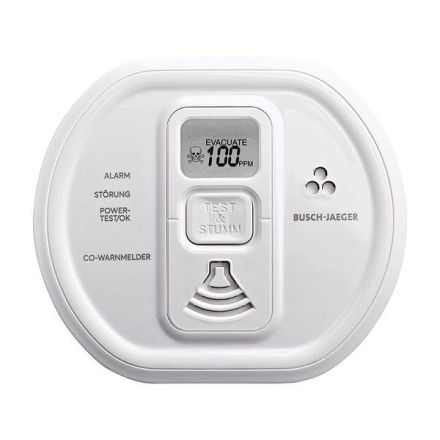Busch-Jaeger 2CKA006800A2869 6839/01-84 Lithium nickel-plated CO alarm