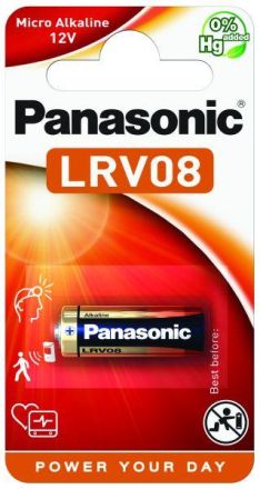 Hückmann 105086 Panasonic Alkaline LRV08L/1BE battery