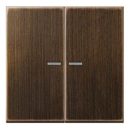 JUNG ME102KO5AT KNX control rocker F10 series LS | 2-way | antique brass