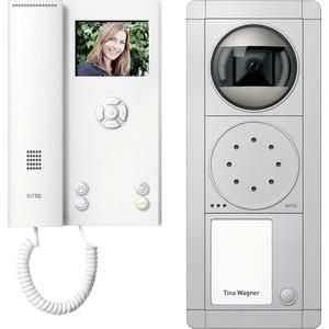 Ritto RGE1892120 Portier Video Set 1 WE, silver/white