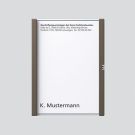 Siedle 200029950-00 Name plate complete for TM 612-1/BTM 650-01 BG