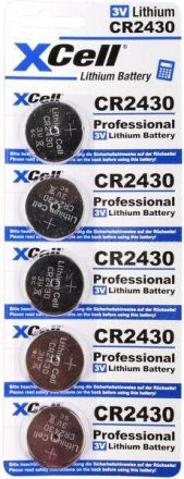 Hückmann 145593 Lithium 3V CR2430 XCell (PK=5) button cell