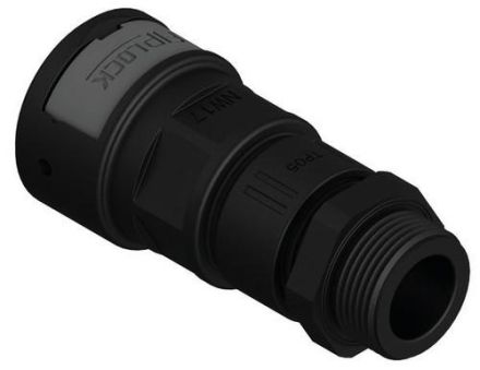 Fränkische Rohrwerke 4890561700 AZPA-12P09PB black plastic PG strain relief