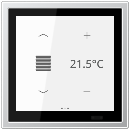 JUNG AL459D1S KNX room controller LS TOUCH | LS 990 | aluminum
