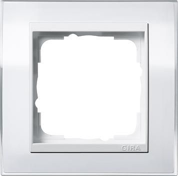 Gira 0211723 1-way cover frame for pure white Gira Event Clear White