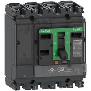 Schneider Electric C25B4TM250 ComPacT NSX250B with TM250D 4P4D 175-250A molded case circuit breaker