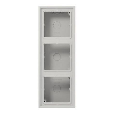 Jung LS583ALG with frame 3-way AP cap