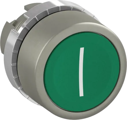 ABB Stotz-Kontakt 1SFA187112R9502 P9MPNVG028 flat gr I metal push button