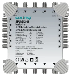 Axing SPU512-06 multiswitch, 5 in 12