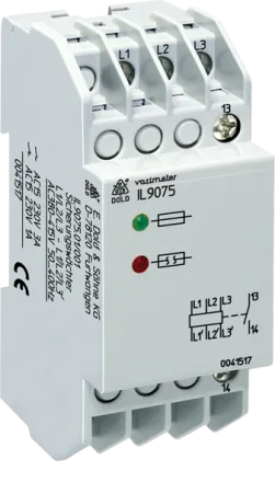 Dold 0044282 IL9075.01 AC50 400HZ 110-127V fuse monitor