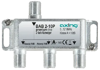Axing BAB2-10P 2-way branch, 10 dB, 5-1218