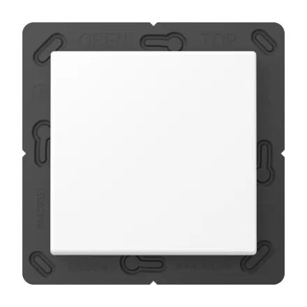 Jung BLEA590WWM Bluetooth® Low Energy radio wall transmitter 2-channel, Series A, snow white matt