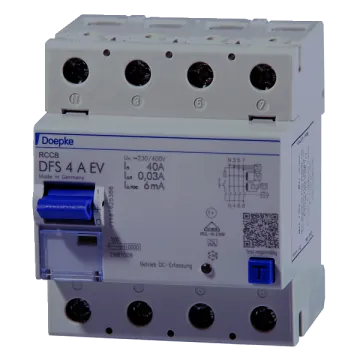 Doepke 09124018 DFS4 025-2/0,03-EV 2-pole 25/0,03A residual current circuit breaker