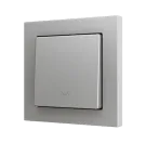 ZENNIO ZS551PB1LS Single button Soft ZS55 | for 1 binary input, light | silver