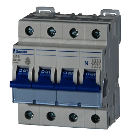 Doepke 09916139 DLS6I B6A 3-pole+N 10KA circuit breaker