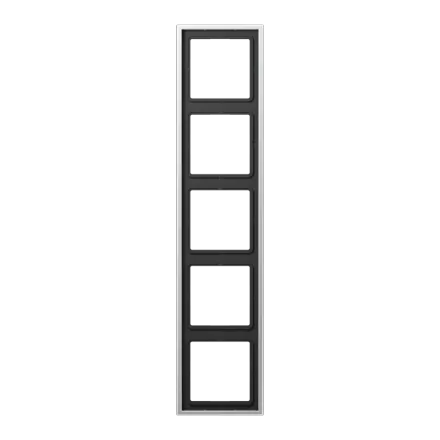 Jung AL2985 frame 5-way, vertical and horizontal mounting, LS 990, aluminum